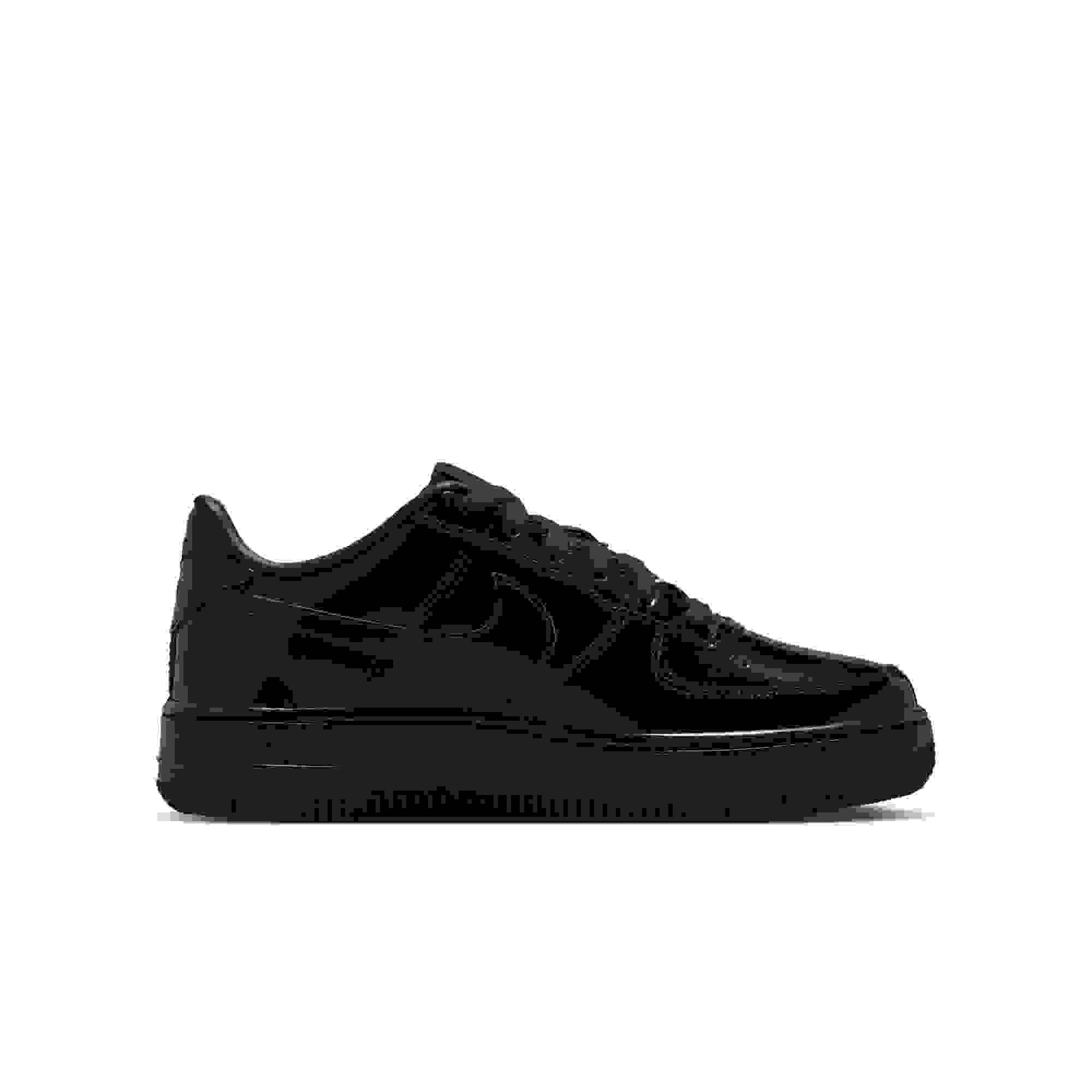 Nike Air Force 1 Grade School Boys' "Black Patent" Shoe